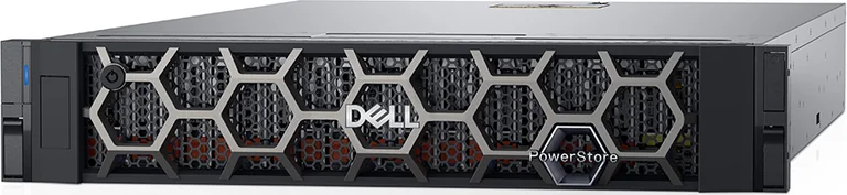 Dell PowerStore 500T all-flash storage appliance, front view