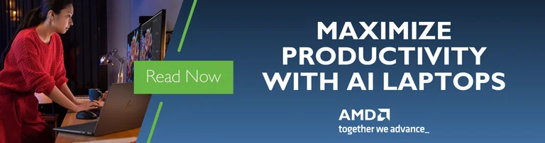Maximize productivity with AI laptops, from AMD — read the one-pager (PDF)